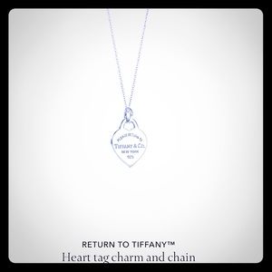Return to Tiffany Heart Tag Charm and Chain
